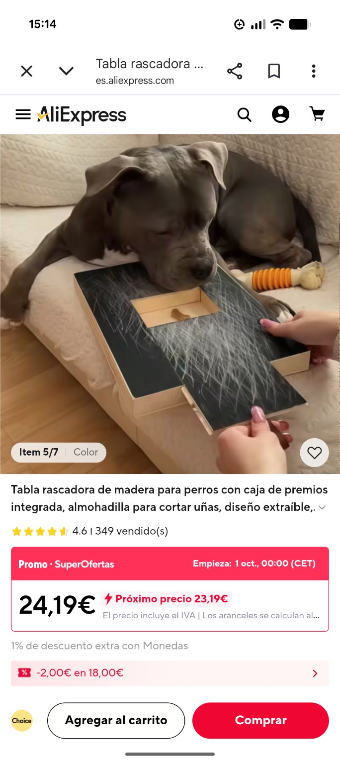 Tabla limaúñas con premios